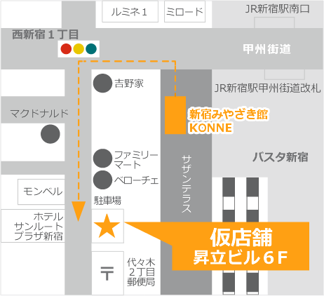 仮店舗マップ